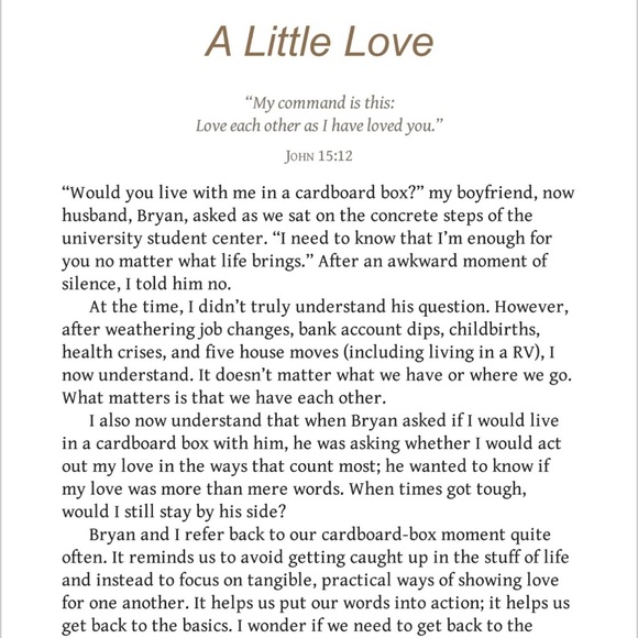 A Little Goes A Long Way 52 Day Journal New - Picture 3 of 3